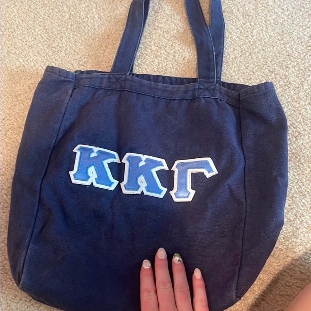 Small Vintage KKG Kappa Kappa Gamma Tote Bag 100% Cotton